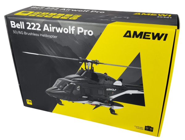 25361 Bell 222 Airwolf Pro Helikopter 6-Kanal 3D/6G RTF